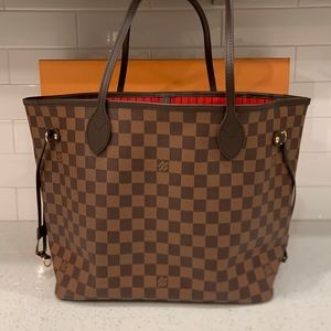 Authentic NEW Louis Vuitton Neverfull MM Ebene